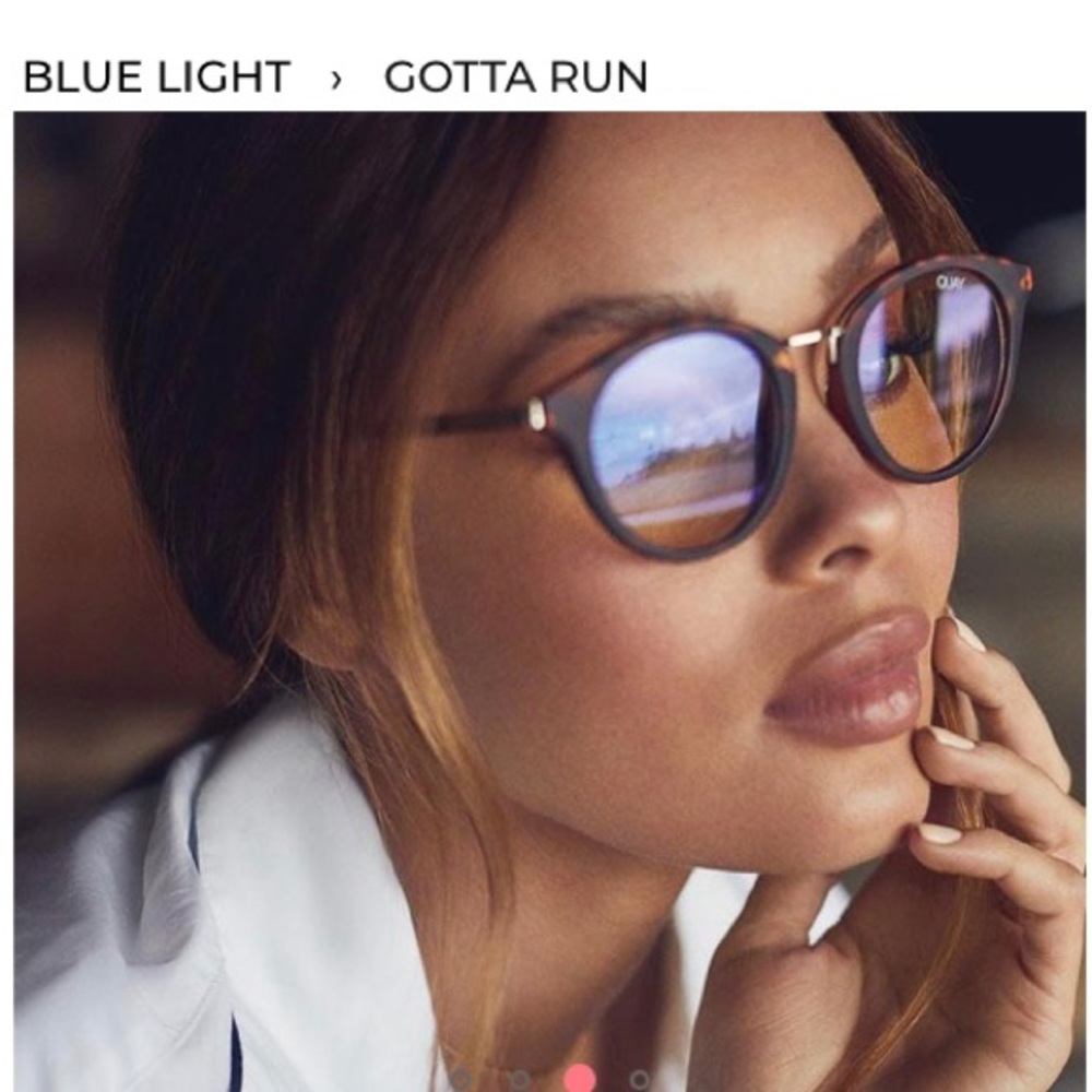 Quay Bluelight Gotta Run Glasses
